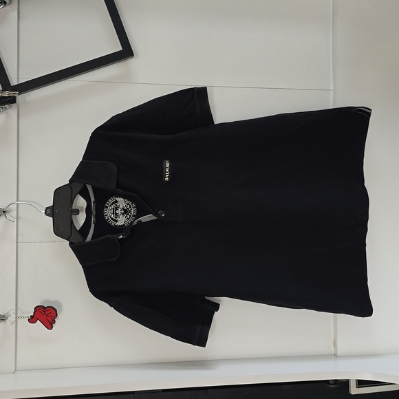 Balmain-golden Logo 100%Cotton Polo Shirt - Picture 3 of 9